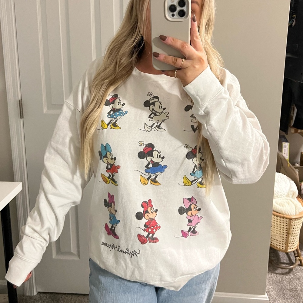 Evolution of Minnie Mouse Crewneck